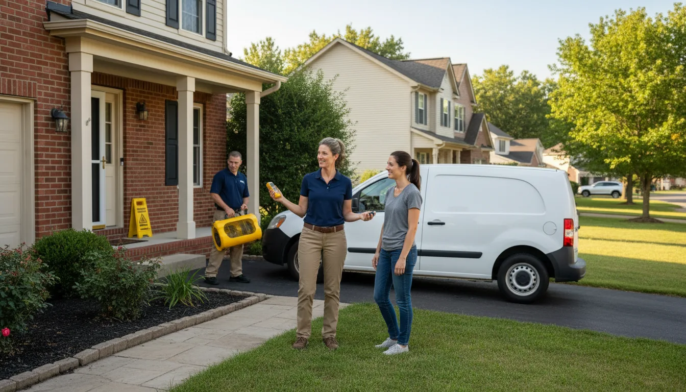 Water restoration image for Flood Water Cleanup, Removal And Restoration Services in Camden, TN